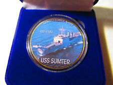 US NAVY - USS SUMTER (LST-1181) Challenge Coin w/ Presentation Box picture