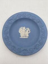 WEDGWOOD BLUE JASPERWARE - Trinket / Compotier / Mini Dish 4 1/2” Greek Women picture