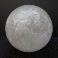 650g NATURAL  CLEAR QUARTZ CRYSTAL SPHERE BALL HEALING GEMSTONE 77MM picture