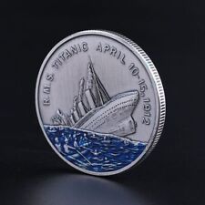 U.S.A Coin Titanic Ship Silver Plated Commemorative Challenge Coins Souvenir picture