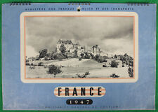  Original 1947 French Tourism Calendar for US Tourists picture