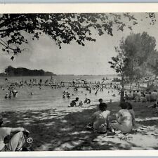 c1940s Onawa, IA Blue Lake Hwy IA #75 Litho Photo Unposted PC Hudleson A190 picture
