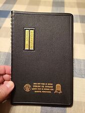 VINTAGE 1952 Sterling Oil Division  APPOINTMENT BOOK Quaker State Emlenton PA  picture