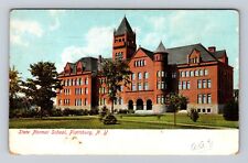 Plattsburg NY-New York, State Normal School, Antique, Vintage Souvenir Postcard picture