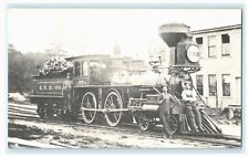 Wolfeboro Rail Road NH First Train To Arrive Opening Day 1872 - Railway  picture