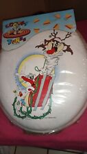 Loony Tunes: Bugs Bunny, Santa, Taz Padded Christmas Toilet Seat (1996) picture