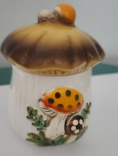 Vintage Sears & Roebuck Merry Mushroom Sugar Bowl with Lid 1978 EUC picture
