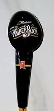 Vintage Michelob Amber Bock Black Beer Curled Hook tap Handle picture