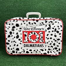 Rare 101 Dalmatians Walt Disney World Luggage Suitcase White Black W/ Red Trim picture