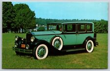 Postcard 1930 Pierce-Arrow Model B Long Wheelbase Sedan auto B37 picture