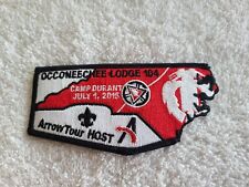 Order of the Arrow Occoneechee Lodge 104 2015 Arrow Tour Host Flap S-115 OA /BSA picture