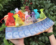 Zodiac Crystal Kits, 4 Birthstones in an Organza Pouch, Rough or Tumble Or Both picture