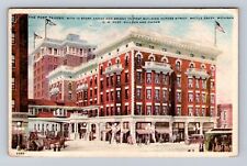 Battle Creek MI-Michigan, Post Tavern, Post Building, Vintage c1915 Postcard picture
