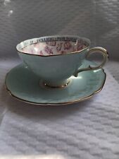 Paragon Fine China Fortune Telling Tea Cup & Saucer Mint Vintage Teacup ca 1930s picture