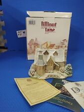 Vtg Lilliput Lane Holy Night Landmark Series 1994  Snow Cottage Box w/ Deed picture
