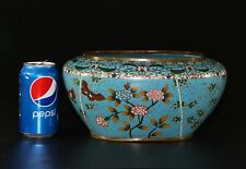 A Stunning magnificent Antique Qing Chinese cloisonne brush washer bowl 935 picture