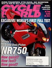 AUGUST 1994 CYCLE WORLD MAGAZINE, HONDA NR750, KTM DUKE, MZ SKORPION picture