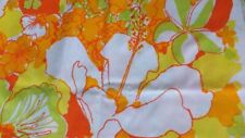 Vintage Flower Power Key West Hand Print Fabric Suzie Zuzek Lilly Pulitzer MCM picture