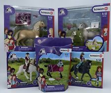 Schleich Horse Club Lot Of 5 Sets 42430 42431 42540 42541 NEW picture