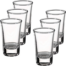 Set of 6 Shot Glasses, 6 Count (Pack of 1), Clear picture
