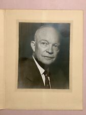 1950’s Portrait of Dwight Eisenhower - by Photo Reflex in large holder (11 x 14) picture