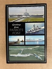 Postcard Charleston SC South Carolina Patriots Point Navy Ships Submarine picture