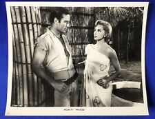 WATUSI - 1959 B&W 8x10 Movie Still Press Photo - GEORGE MONTGOMERY & TAINA ELG picture