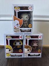Funko POP IT CHASE LOT:  Beverly Marsh BLOODY, Pennywise SEPIA, Georgie BLOODY picture