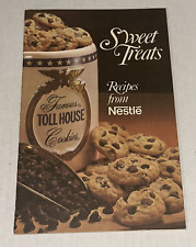 Old 1982 Recipes From Nestle Chocolate Sweet Treats Toll House Cookies Desserts picture