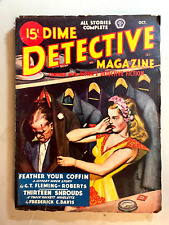 Dime Detective Magazine / OCTOBER 1946 / Magazine / Pulp / Crime Cover picture