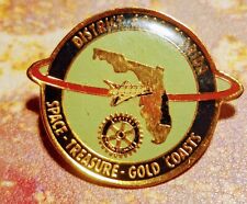 Rotary International Dubai 6930 Florida Space-treasure- Gold Coast Lapel Pin picture