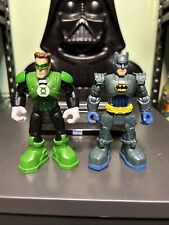 Fisher-Price DC Super Friends Voice Comm Talking Batman & Green Lantern figures picture
