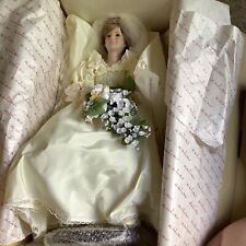 The Danbury Mint Princess Diana Bride Doll 19” Tall picture