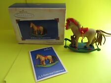 2004 Hallmark 7th A Pony for Christmas Replica Antique Riding Toy New but SDB picture