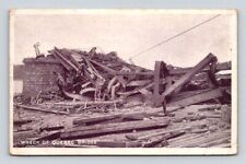 Wreck of Quebec Bridge - Private Post Postcard picture