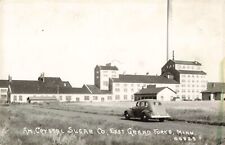 Crystal Sugar Co. East Grand Forks Minnesota MN Old Car c1940 Real Photo RPPC picture