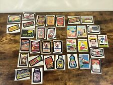 VTG 70s Topps Wacky Packages Fleer Crazy Covers Stickers Lot Of 33 Assorted picture