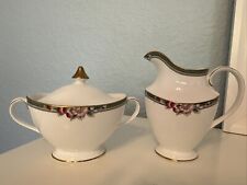 Royal Doulton Orchard Hill Creamer and Sugar with Lid picture