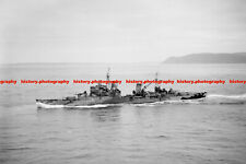 F016021 HMS Sheffield Destroyer Scapa Flow WW2 c1941 picture