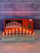 Vintage Noma Christmas 10 Light Mini Electric Candolier Bulbs picture