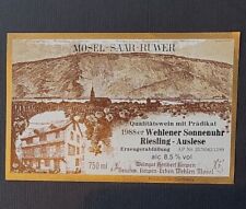 Wine label Wehlen sundial Riesling Auslese 1988 H. Kerpen MOSEL-SAAR-RUWER  picture