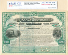 Canada Southern Railway - Stock Certificate - Pass-Co picture
