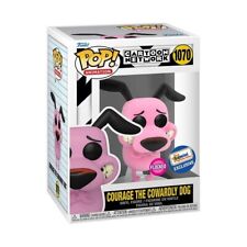 Flocked COURAGE THE COWARDLY DOG Gemini Exclusive Cartoon Network Funko Pop picture