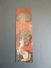 Art Bookmark FRENCH Tapestry Cluny The Lady & the Unicorn detail Museum France picture
