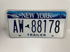 New York License Plate (2001 -2010 Base) #AW88178 picture