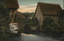 Germany Munster Water Mill,Luneberg Heath Postcard Vintage Post Card picture