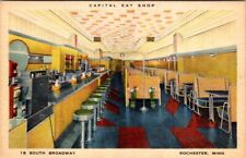 Vintage Postcard Capitol Eat Shop Rochester Minnesota picture