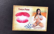 Playboy Model Tahlia Paris Autographed Kiss Card “Get Money” picture