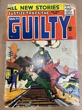 Justice Traps The Guilty #91 (1958, Prize Comics, Vol 11 #1) Train Cover picture