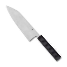 Spyderco Knives Wakiita Bunka Bocho Kitchen Knife Black G10 BD1N Stainless K18GP picture
